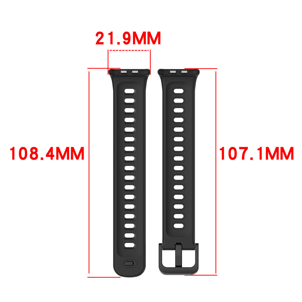 Curea Honor Band 11/Band 11 Pro Techsuit W081, silicon, lavandă – imagine 3