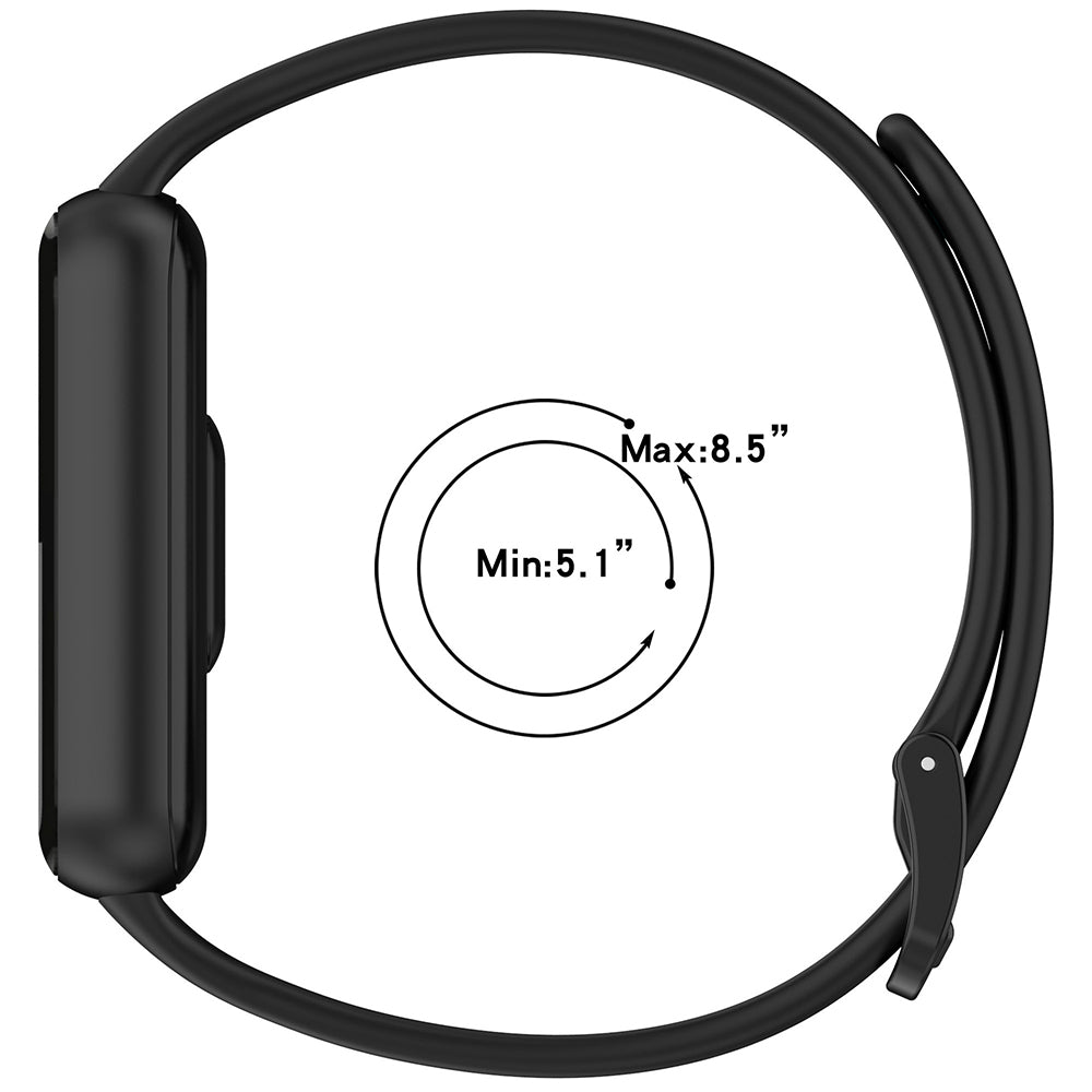Curea Honor Band 11/Band 11 Pro Techsuit W081, silicon, bleumarin – imagine 3