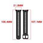 Curea Honor Band 11/Band 11 Pro Techsuit W081, silicon, roz pudrat – imagine 2