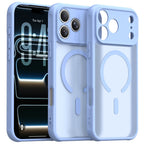 Husă Techsuit HaloFrost II MagSafe iPhone 18 Pro / 17 Pro – Albastru deschis – imagine 22