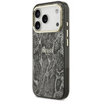Husă Guess iPhone 17 Pro Python Pattern MagSafe, negru – imagine 4