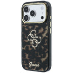 Husă Guess iPhone 17 Pro IML 4G Metal Script, model țestoasă – imagine 4