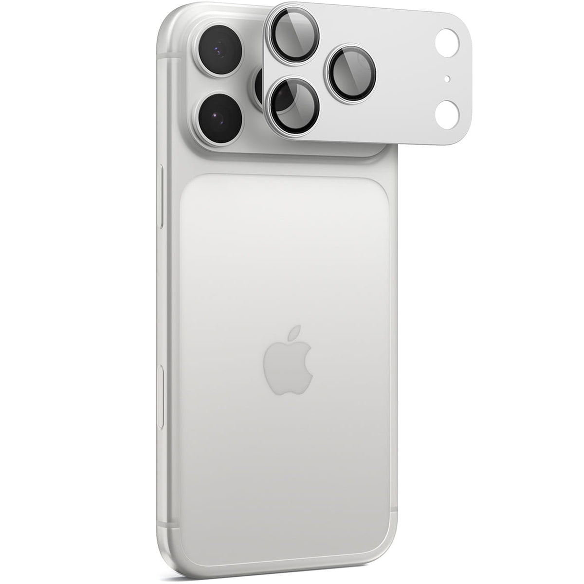 Protecție cameră Spigen Optik.tR EZ Fit Pro XL iPhone 17 Pro Max – Argintiu – imagine 11 din 11