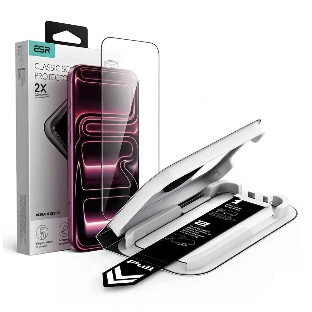 Folie sticlă ESR UltraFit Classic iPhone 18 Pro / 17 Pro – imagine 1 din 1