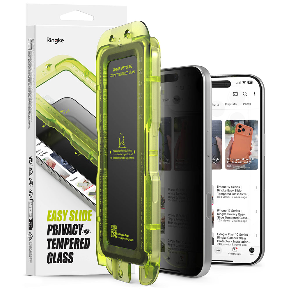 Folie privacy Ringke Easy Slide iPhone 18 Pro Max, 2 buc. – imagine 1 din 7