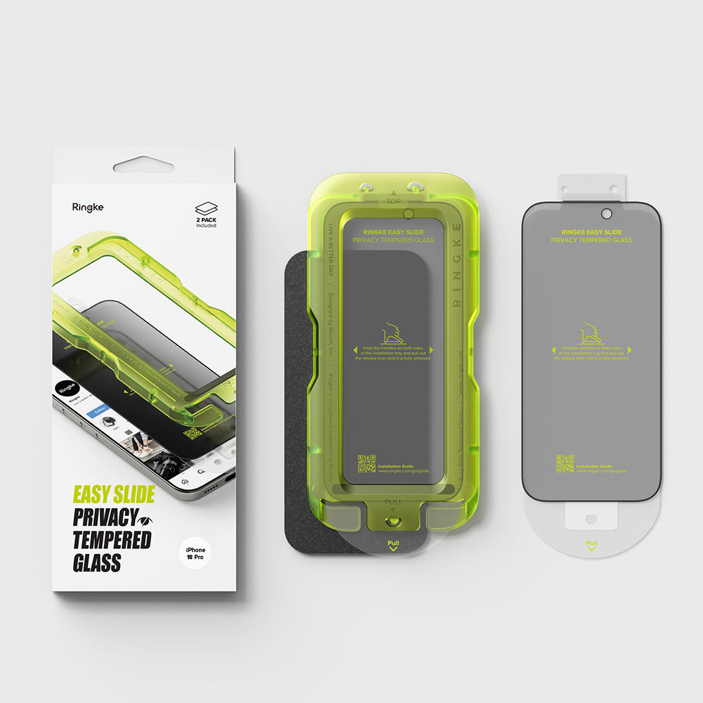 Folie privacy Ringke Easy Slide iPhone 18 Pro Max, 2 buc. – imagine 7 din 7
