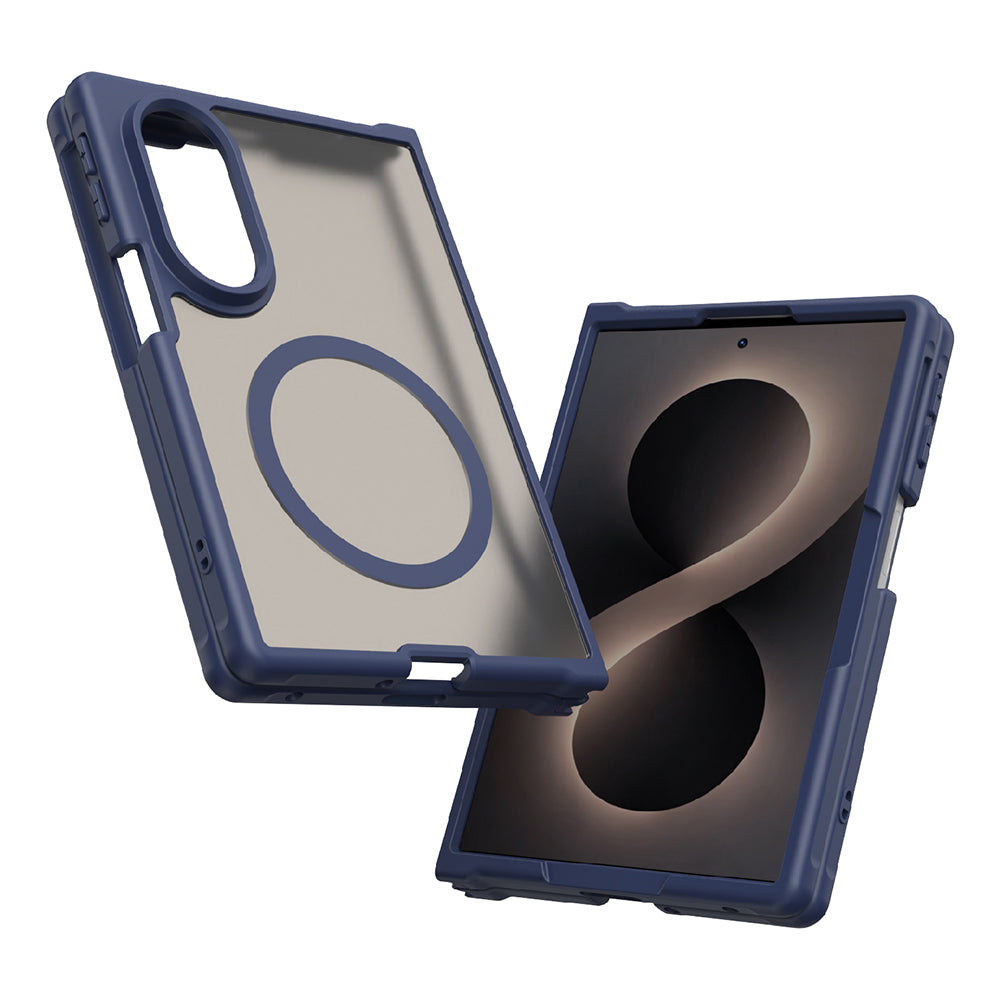 Husă Techsuit HaloFrost II MagSafe Galaxy Z Fold8 – Bleumarin – imagine 11