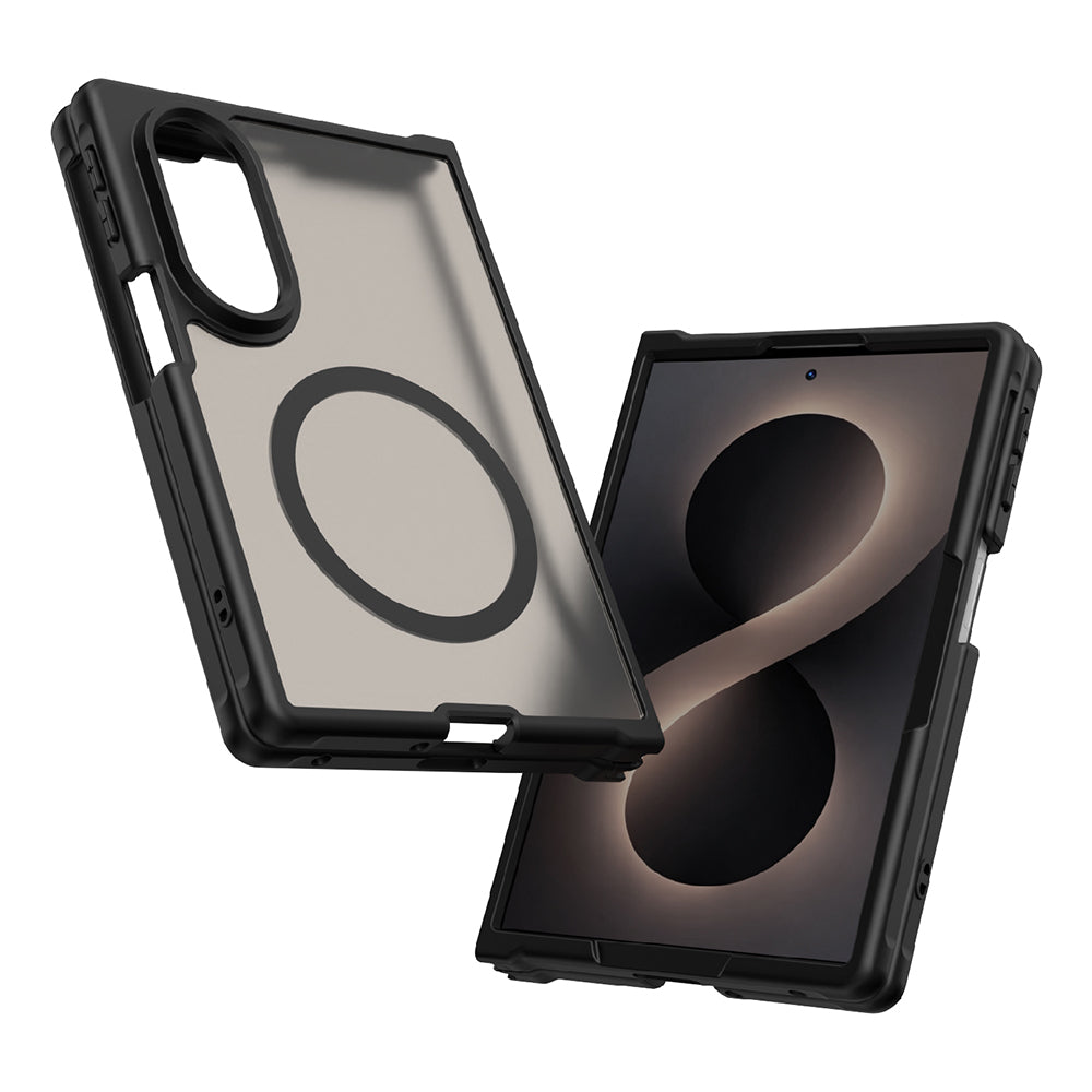 Husă Techsuit HaloFrost II MagSafe Galaxy Z Fold8 – Negru – imagine 5