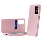 Husă flip Techsuit SmartView Galaxy A27 5G – Roz – imagine 3