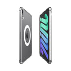 Husă Spigen Ultra Hybrid MagFit iPad mini – Transparent cu inel alb – imagine 2