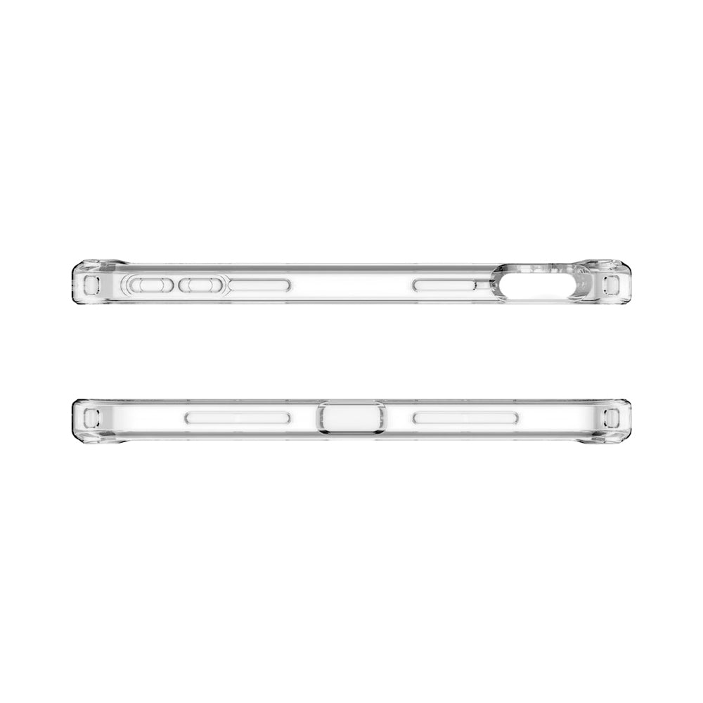 Husă Spigen Ultra Hybrid MagFit iPad mini – Transparent cu inel alb – imagine 6