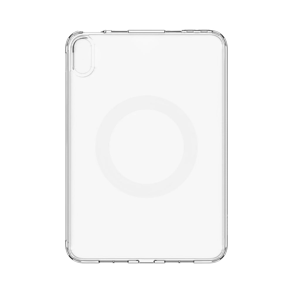 Husă Spigen Ultra Hybrid MagFit iPad mini – Transparent cu inel alb – imagine 5