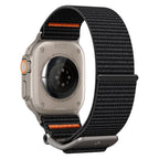Curea Spigen DuraPro Flex Apple Watch 44 / 45 / 46 / 49 mm – Negru cu portocaliu – imagine 2