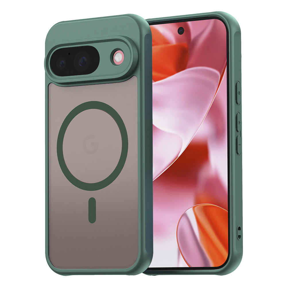 Husă Google Pixel 9 Techsuit HaloFrost II MagSafe, verde – imagine 1