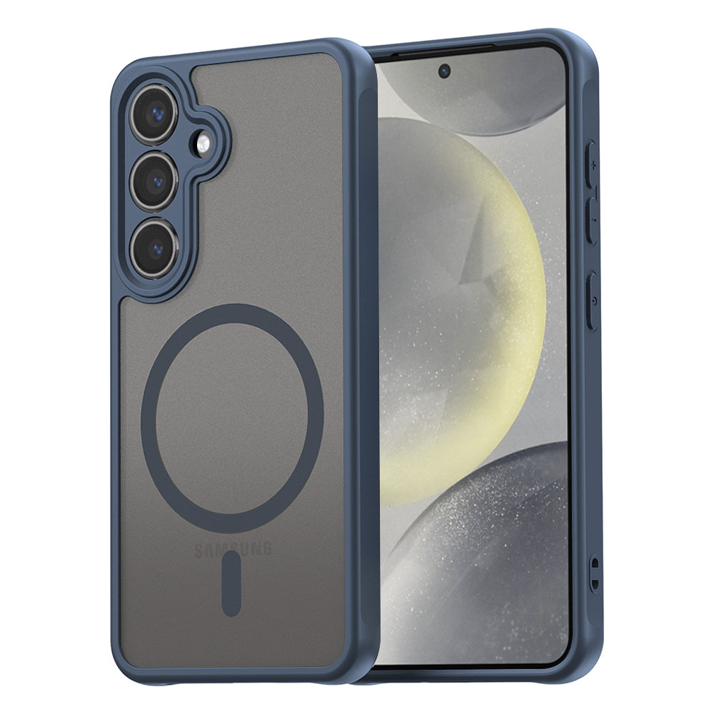 Husă Techsuit HaloFrost II MagSafe Galaxy S24 / S25 – Bleumarin – imagine 5