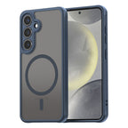 Husă Techsuit HaloFrost II MagSafe Galaxy S24 / S25 – Bleumarin – imagine 5