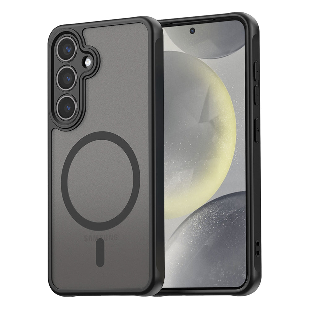Husă Techsuit HaloFrost II MagSafe Galaxy S24 / S25 – Negru – imagine 1