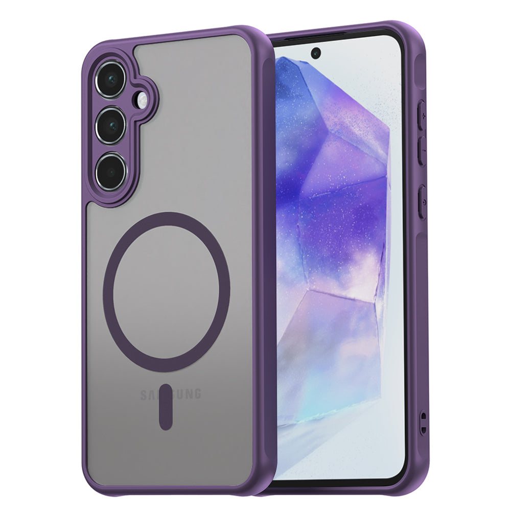 Husă Techsuit HaloFrost II MagSafe Galaxy A55 5G – Mov – imagine 1