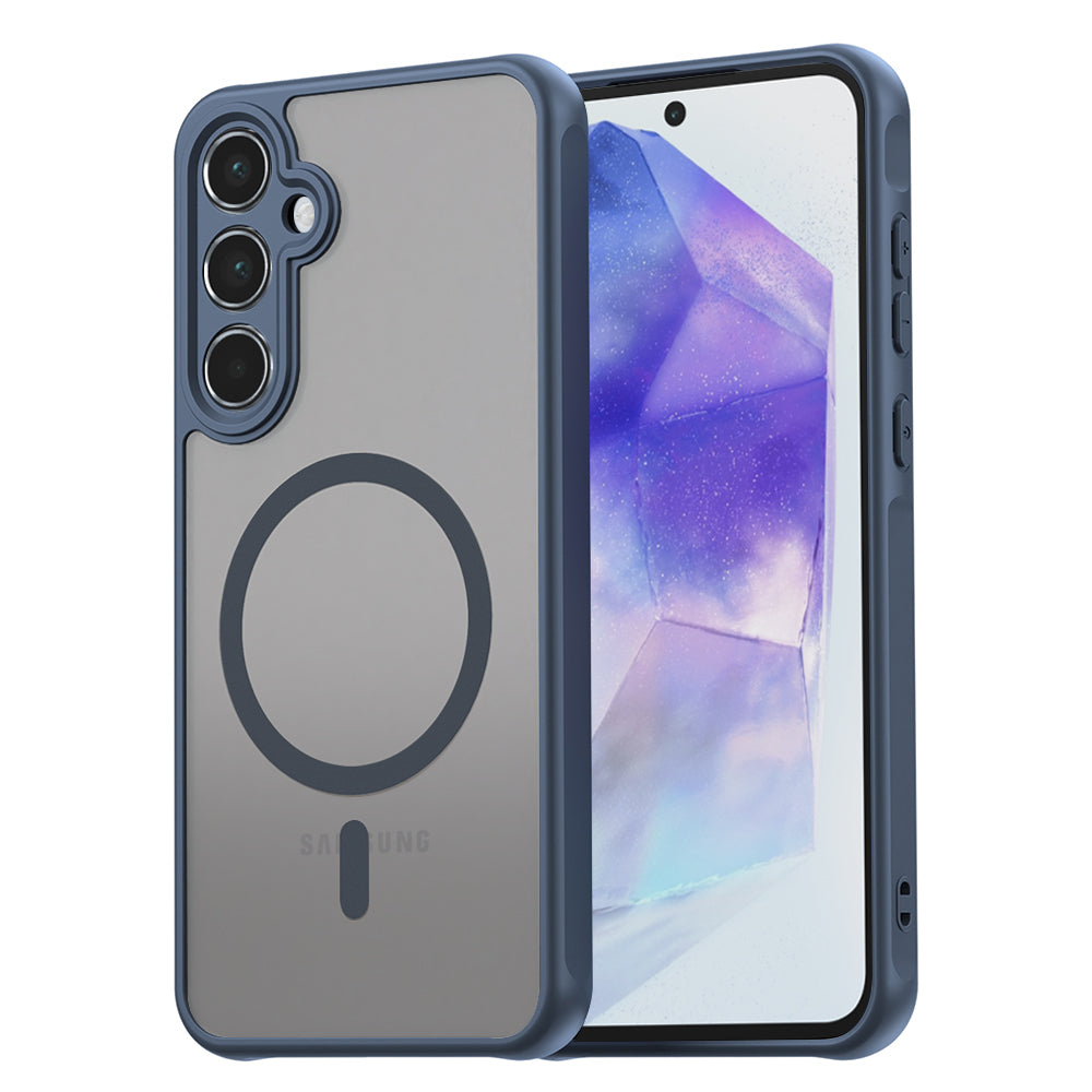 Husă Techsuit HaloFrost II MagSafe Galaxy A55 5G – Bleumarin – imagine 5