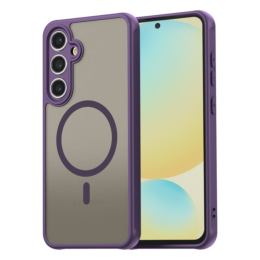 Husă Techsuit HaloFrost II MagSafe Galaxy S24 FE – Mov – imagine 1
