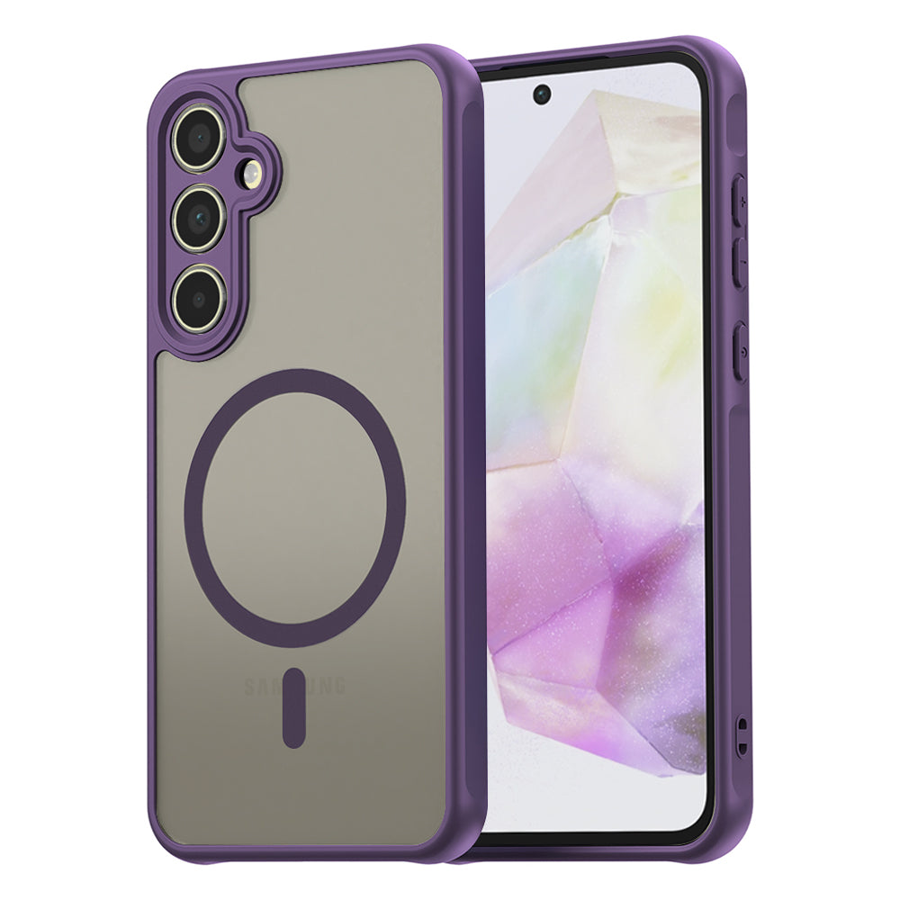 Husă Techsuit HaloFrost II MagSafe Galaxy A35 5G – Mov – imagine 3