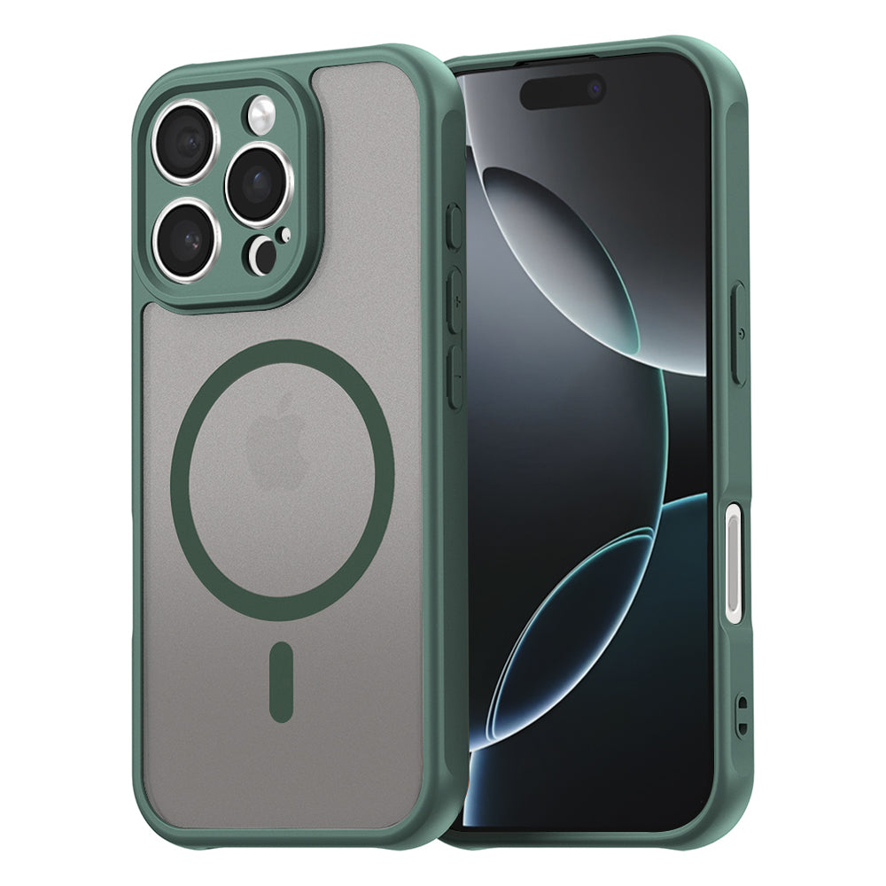 Husă Techsuit HaloFrost II MagSafe iPhone 16 Pro – Verde – imagine 7