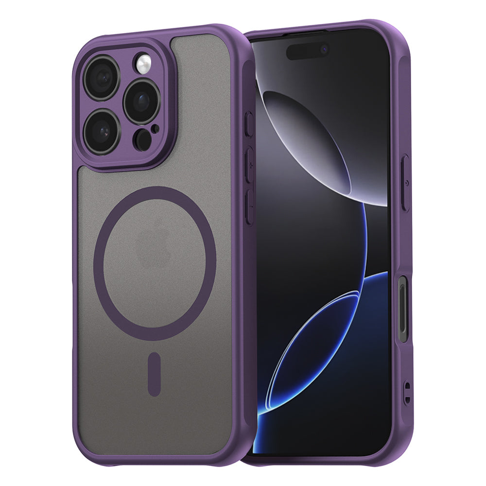 Husă Techsuit HaloFrost II MagSafe iPhone 16 Pro Max – Mov – imagine 5