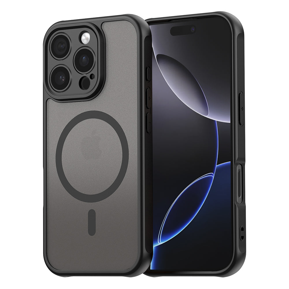 Husă Techsuit HaloFrost II MagSafe iPhone 16 Pro Max – Negru – imagine 1