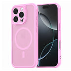 Husă Techsuit HaloFrost II MagSafe iPhone 16 Pro – Roz – imagine 1
