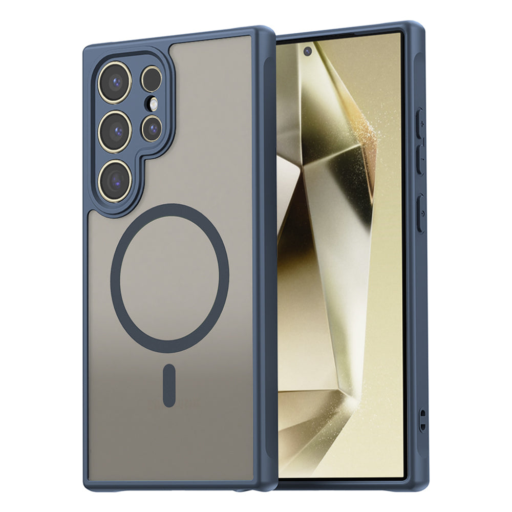 Husă Techsuit HaloFrost II MagSafe Galaxy S24 Ultra – Bleumarin – imagine 5