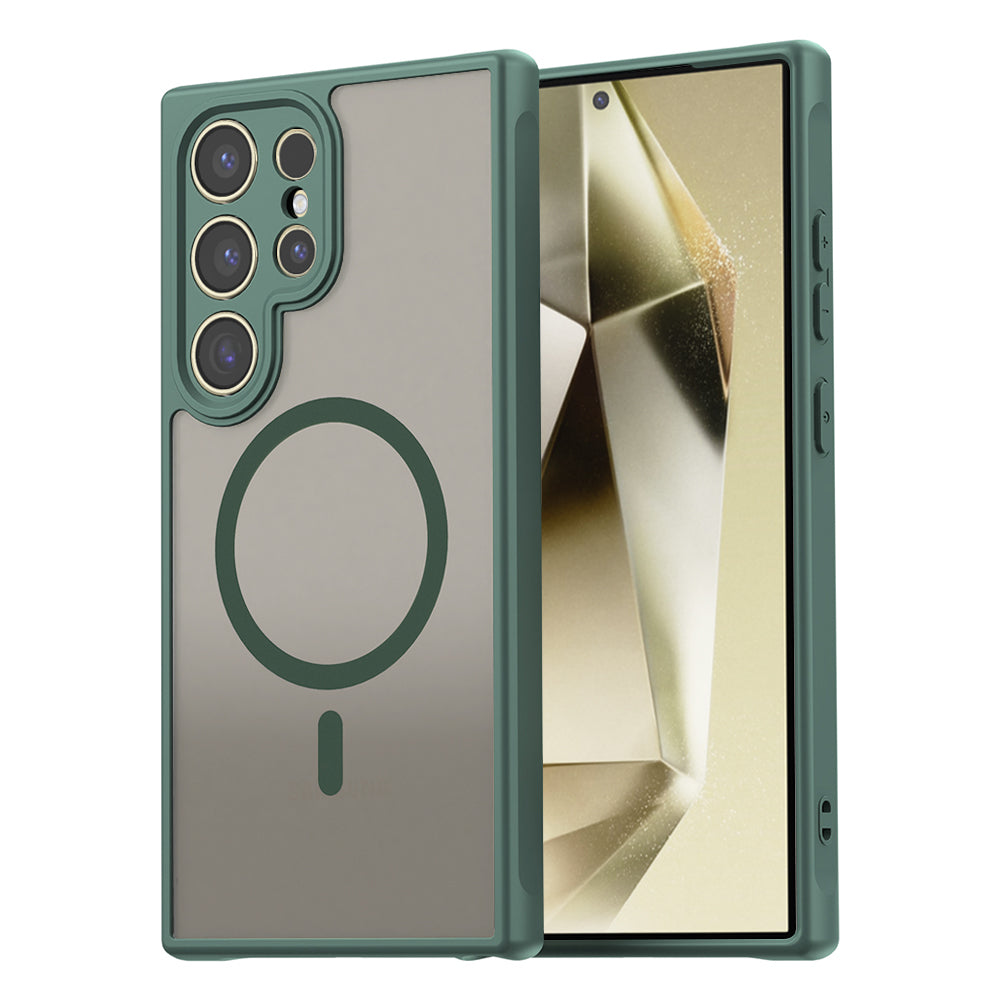 Husă Techsuit HaloFrost II MagSafe Galaxy S24 Ultra – Verde – imagine 3