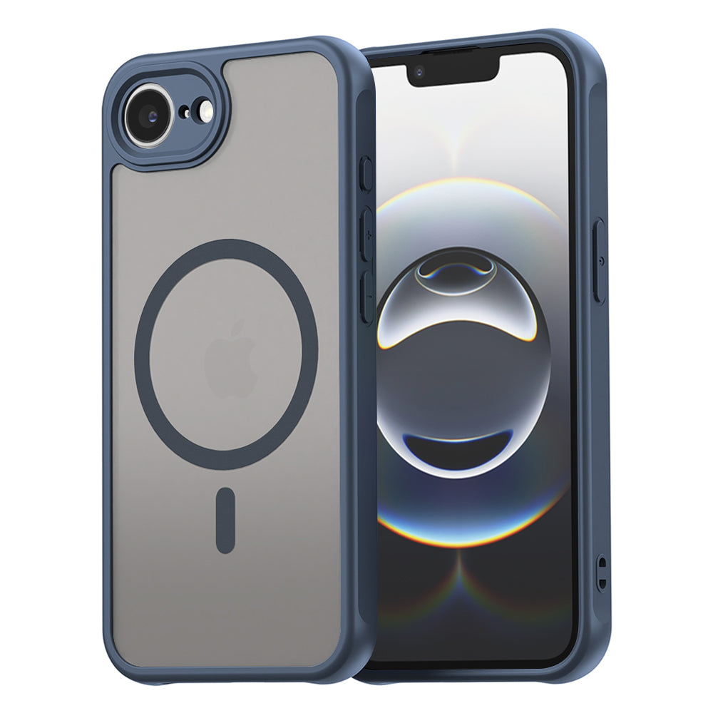Husă Techsuit HaloFrost II MagSafe iPhone 16e / 17e – Bleumarin – imagine 7