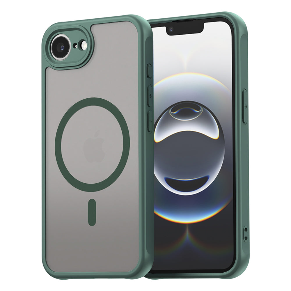 Husă Techsuit HaloFrost II MagSafe iPhone 16e / 17e – Verde – imagine 1