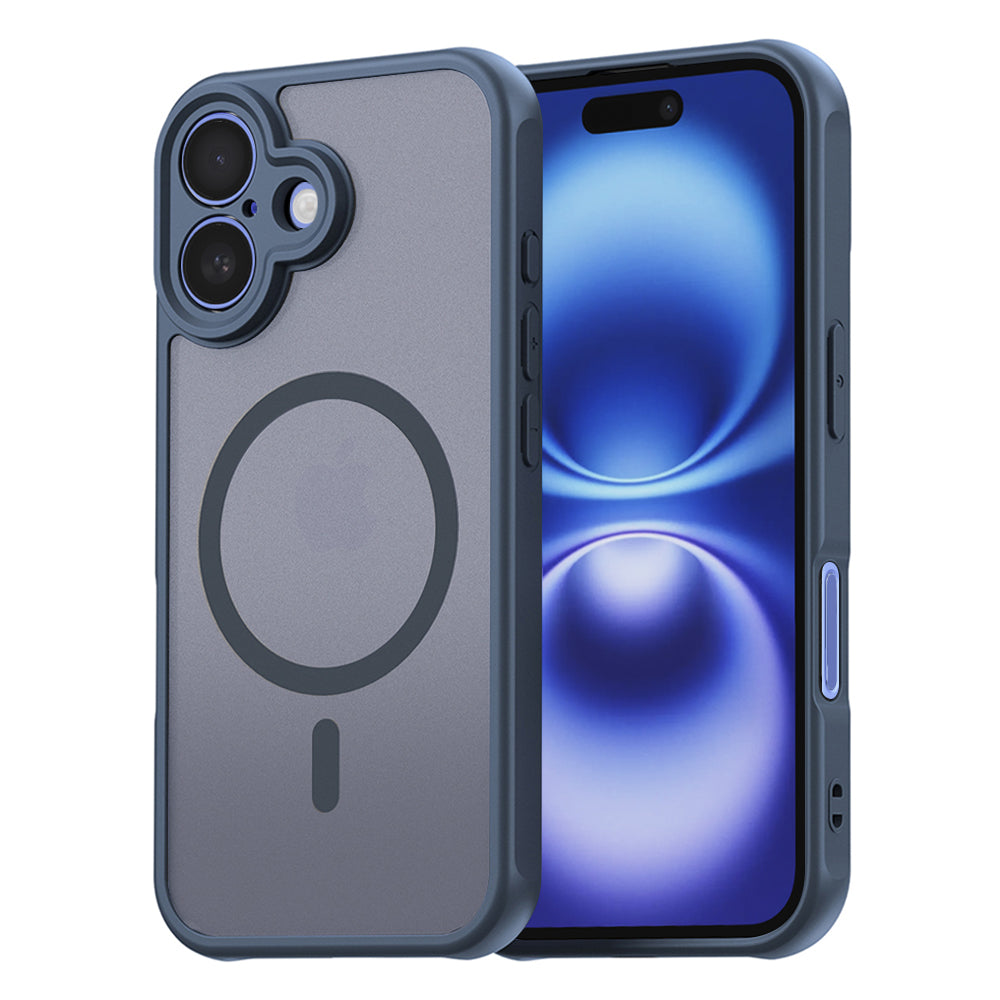 Husă Techsuit HaloFrost II MagSafe iPhone 16 – Bleumarin – imagine 9
