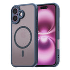 Husă Techsuit HaloFrost II MagSafe iPhone 16 Plus – Bleumarin – imagine 5
