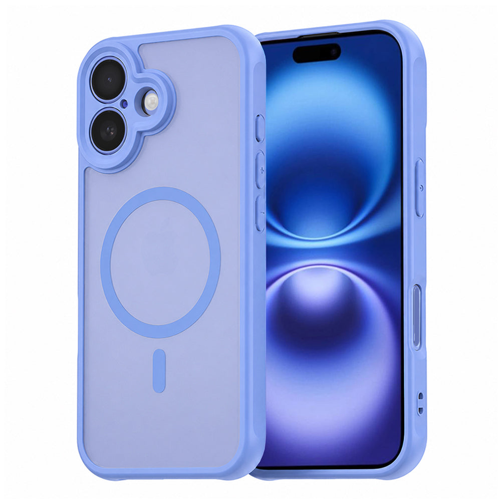 Husă Techsuit HaloFrost II MagSafe iPhone 16 – Bleu – imagine 11