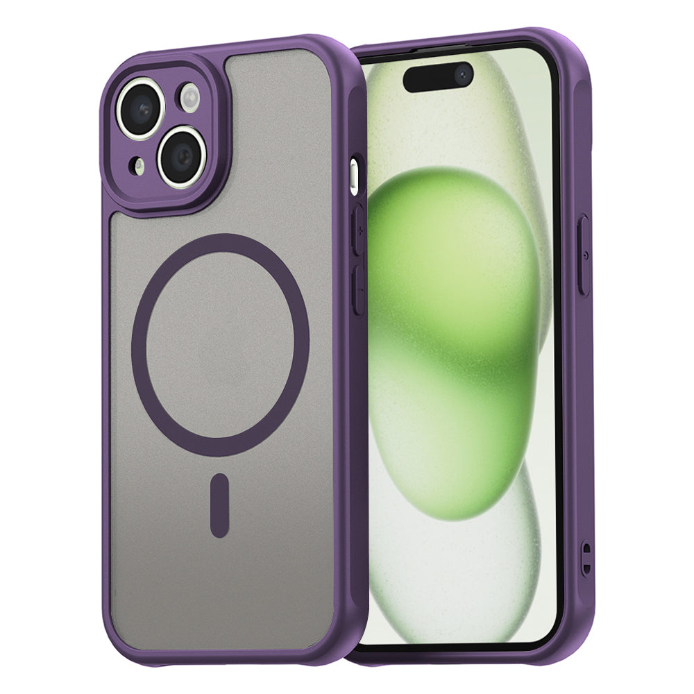 Husă Techsuit HaloFrost II MagSafe iPhone 15 Plus – Mov – imagine 4
