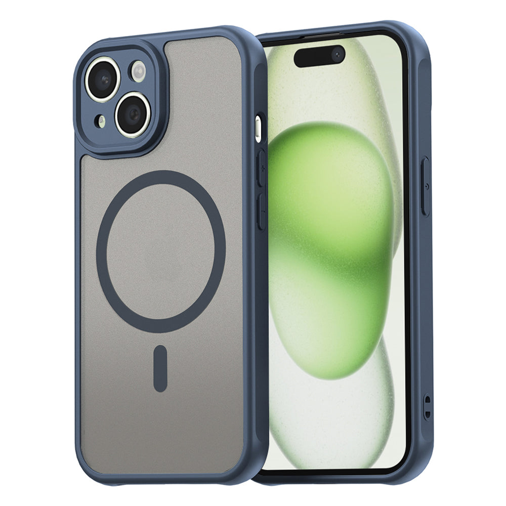 Husă Techsuit HaloFrost II MagSafe iPhone 15 Plus – Bleumarin – imagine 2