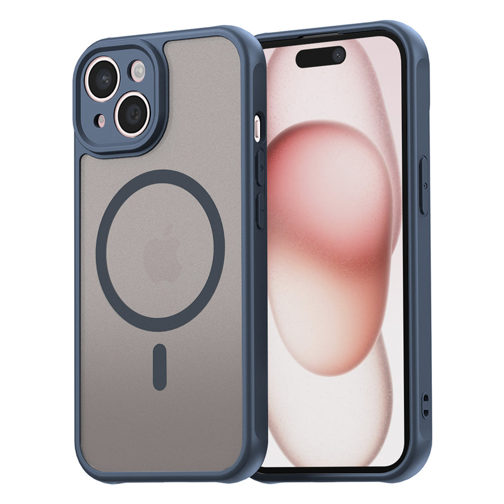 Husă Techsuit HaloFrost II MagSafe iPhone 15 – Bleumarin – imagine 2