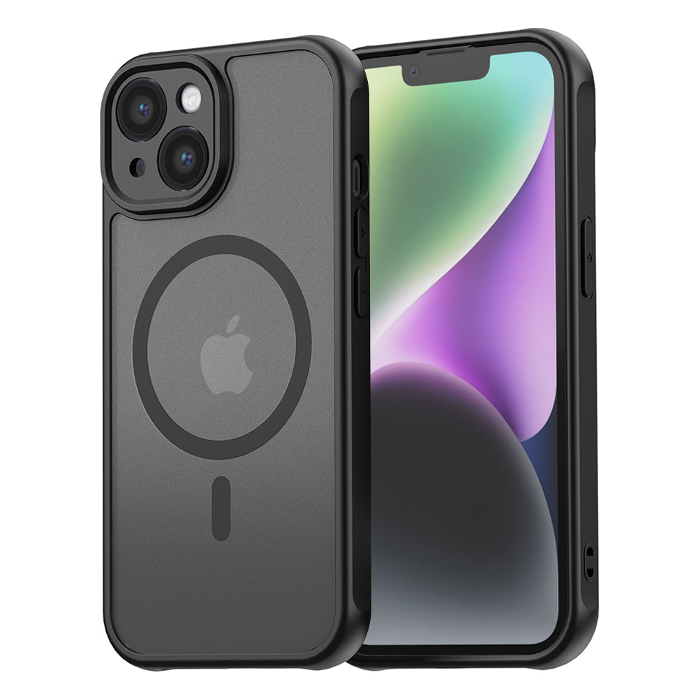 Husă Techsuit HaloFrost II MagSafe iPhone 14 – Negru – imagine 3