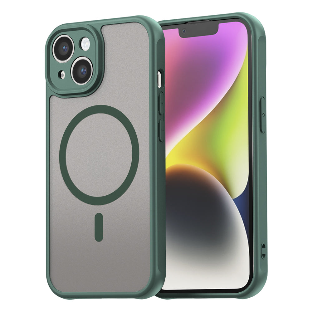Husă Techsuit HaloFrost II MagSafe iPhone 14 Plus – Verde – imagine 3