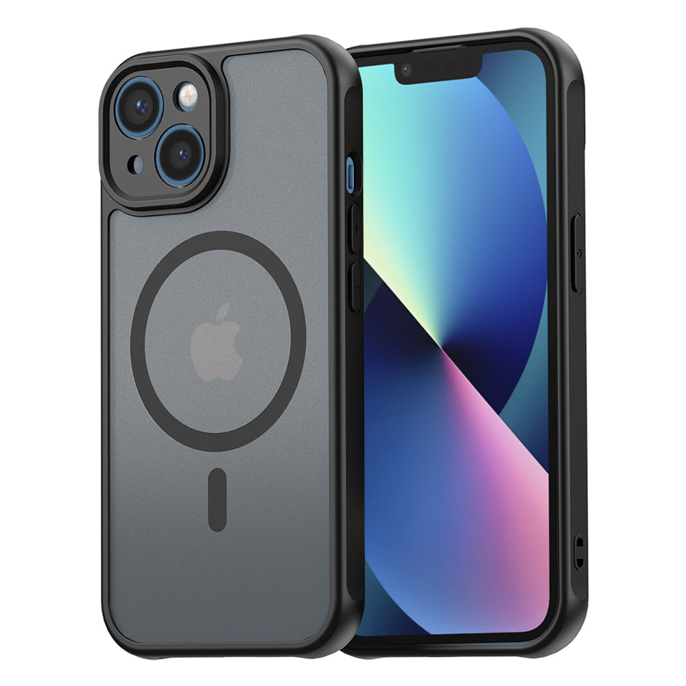 Husă Techsuit HaloFrost II MagSafe iPhone 13 – Negru – imagine 1
