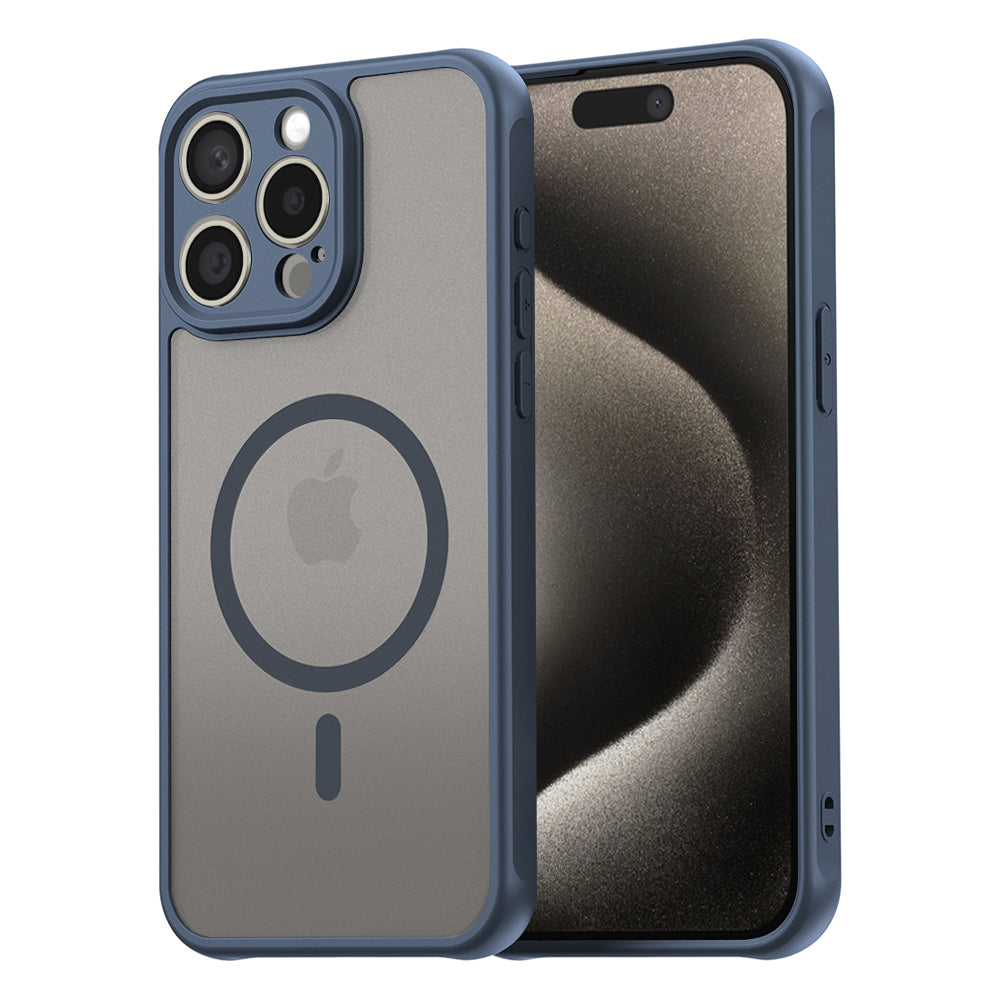 Husă Techsuit HaloFrost II MagSafe iPhone 15 Pro Max – Bleumarin – imagine 2