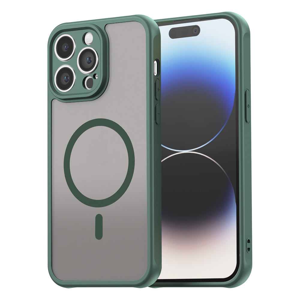 Husă Techsuit HaloFrost II MagSafe iPhone 14 Pro – Verde – imagine 5