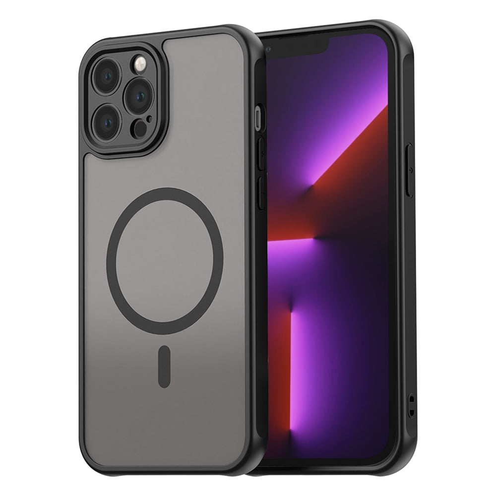 Husă Techsuit HaloFrost II MagSafe iPhone 13 Pro – Negru – imagine 1