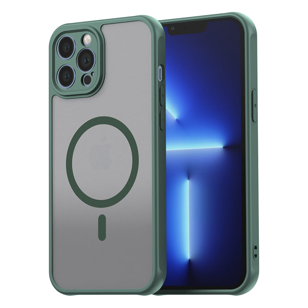 Husă Techsuit HaloFrost II MagSafe iPhone 13 Pro Max – Verde – imagine 5