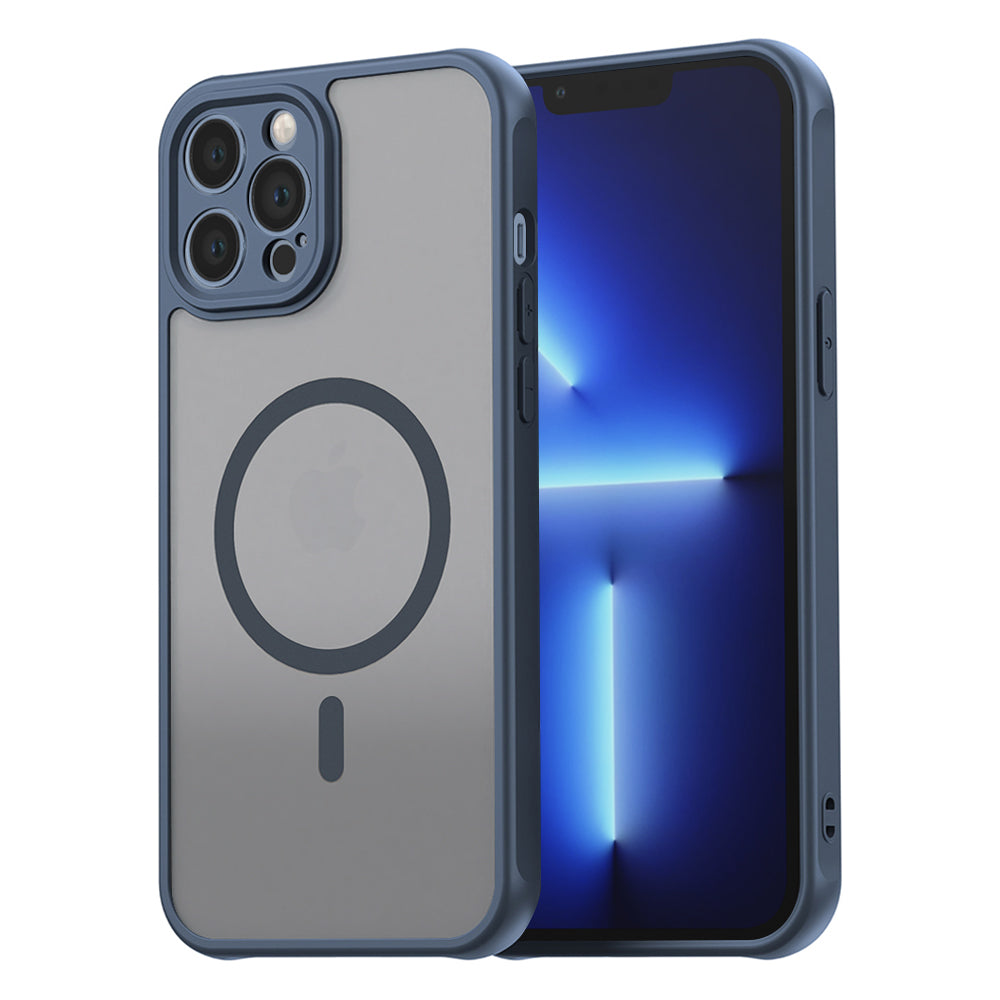 Husă Techsuit HaloFrost II MagSafe iPhone 13 Pro Max – Bleumarin – imagine 7