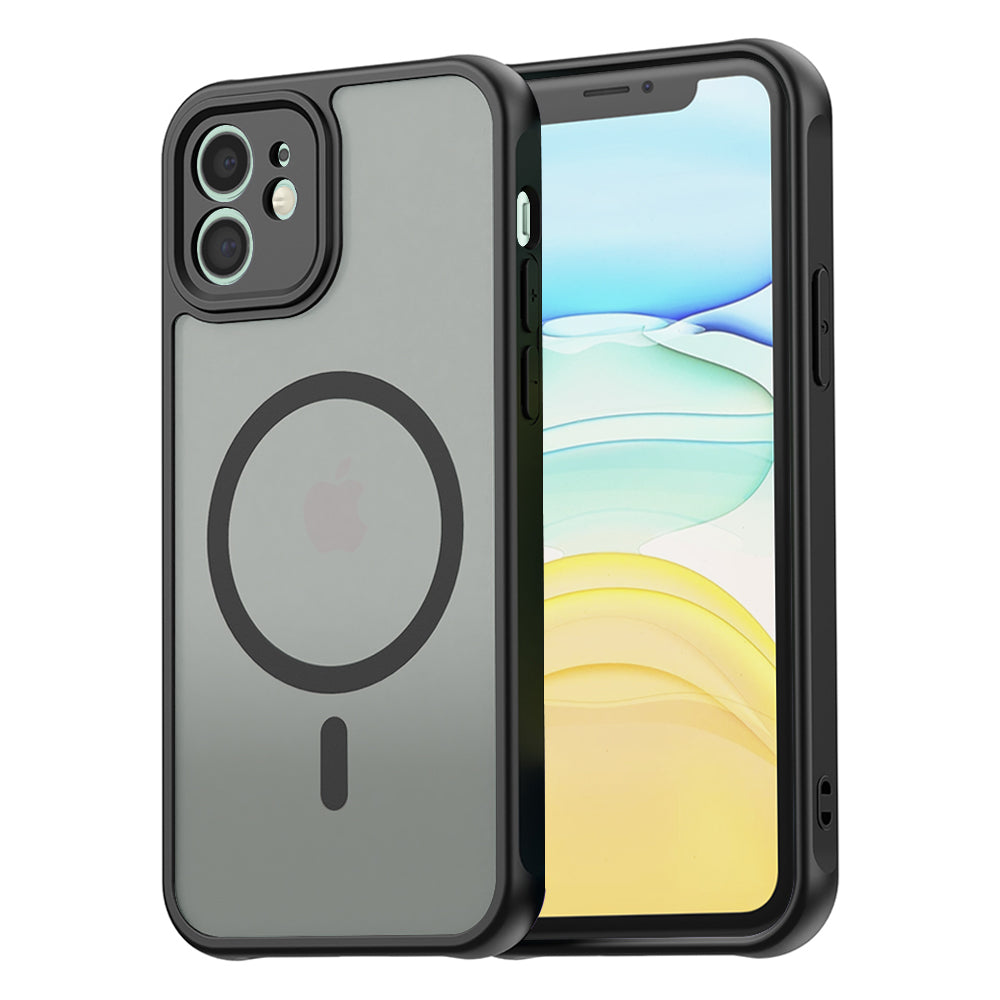 Husă Techsuit HaloFrost II MagSafe iPhone 11 – Negru – imagine 1