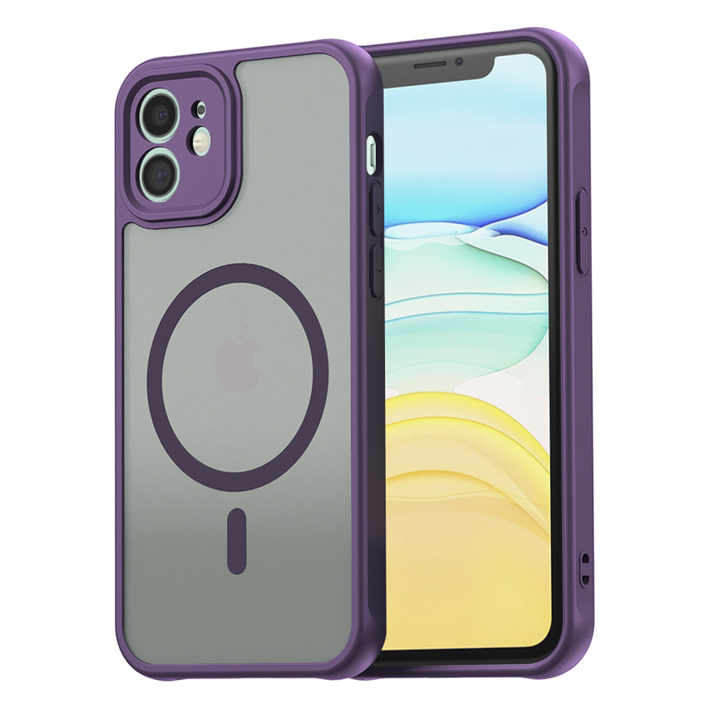 Husă Techsuit HaloFrost II MagSafe iPhone 11 – Mov – imagine 3