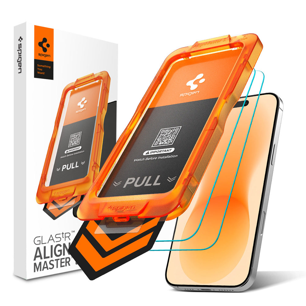 Folie de sticlă Spigen Glas.tR AlignMaster S pentru iPhone 18 Pro Max / 17 Pro Max – imagine 1